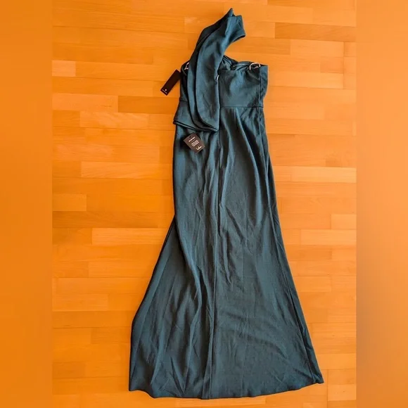 Lulu's Teal Zip-Up Dress - Picture 4 of 6
